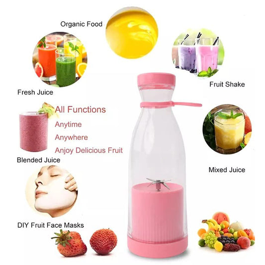 Blender Portable Juicer For Smoothie Juice Vegetable Shakes With 6 Blades