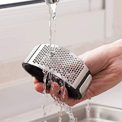 Multipurpose Garlic Presser Squeeze Press Crusher Stainless Steel Kitchen Tools