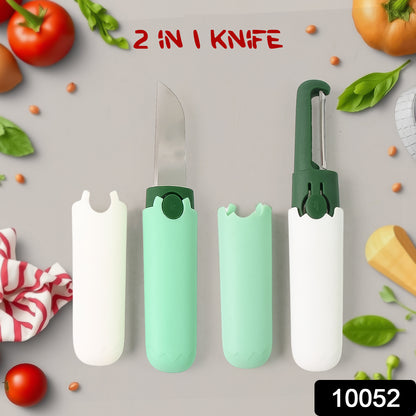 Multifunctional Peeler Two In One Fruit Knife Fruit And Vegetable Cutting Knife+sawtooth