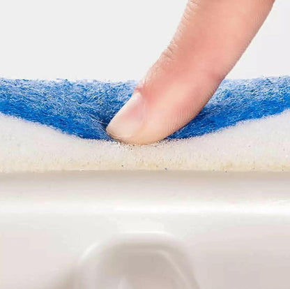 2 In 1 Glass Wiper Cleaning Brush Mirror Grout Tile Cleaner Washing Pot Brush Double-sided Glass Wipe Bathroom Wiper Window Glass Wiper