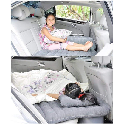 Car Inflatable Bed With 2 Pillows   Air Pump (Portable) For Travel Camping Vacation