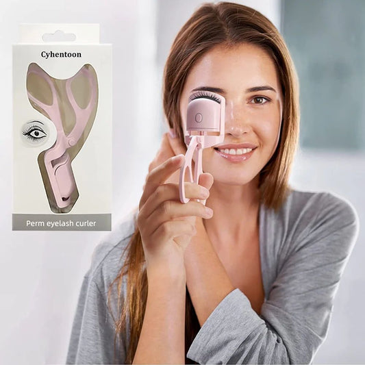 Electric Heated Eyelash Curlers for Women Girls. USB Heated Lash Curler