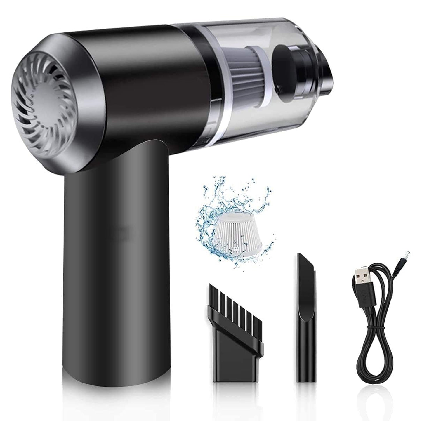 Vacuum Cleaner Dust Collection  2 In 1 Car Vacuum Cleaner 120w High-power Handheld Wireless Vacuum Cleaner